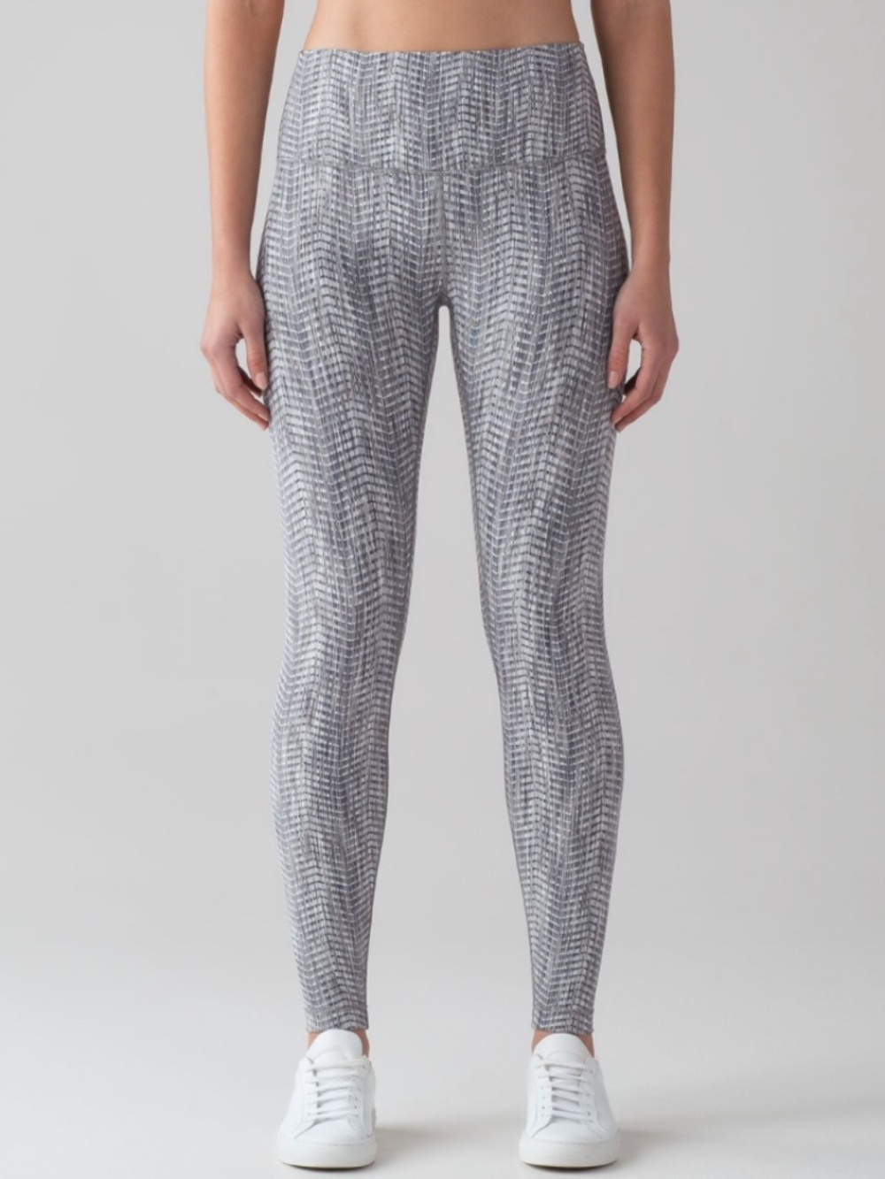 lululemon Wunder Under Hi-Rise Tight Arrow Jacquard / Battleship / Silver Spoon